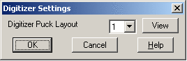 digitize layout selection